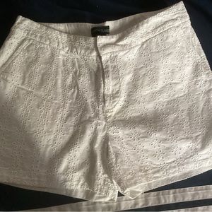 Lace white short
